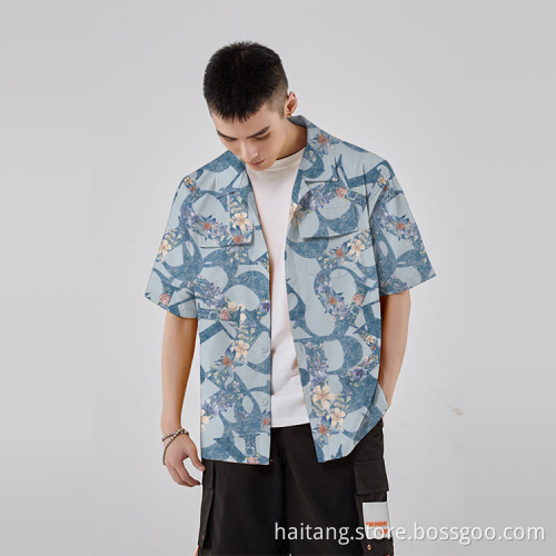 Shirt Cloth Material Digital Textile Printing Calico Cloth